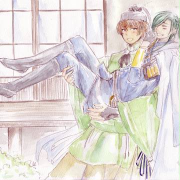 【にか石かり詰】アナログ絵ついったログ