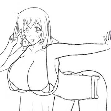 浅間 智さん 水着