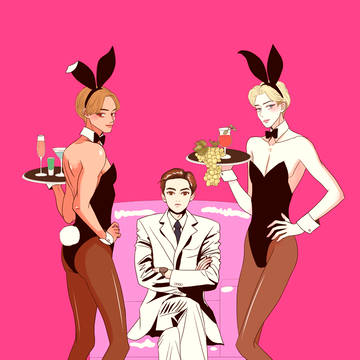 EXO SUHO KAI SEHUN Bunny Boy