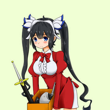 働くヘスティア