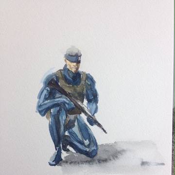落書き　スネーク