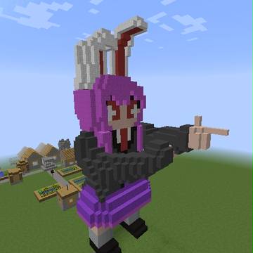【Minecraft】うどんげ立体