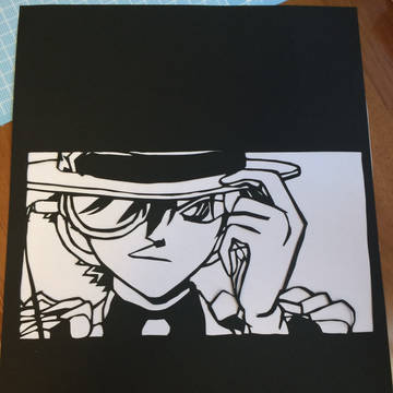 怪盗キッド  切り絵