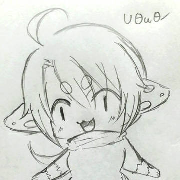 【白黒落書き】シュニー
