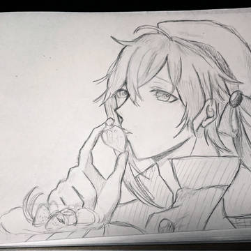 来宮蘭々 模写