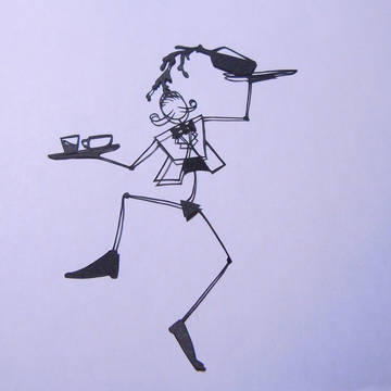 らくがきり絵