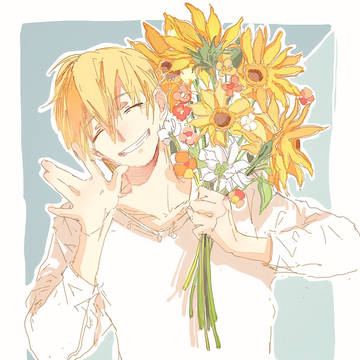 少年和花