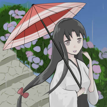 祥鳳さんと紫陽花