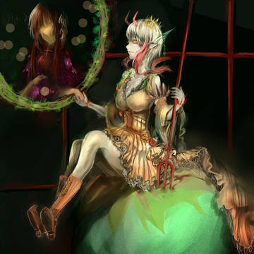 红角皇后与画像公主