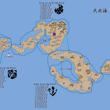 KRBオンライン、挿絵用地図