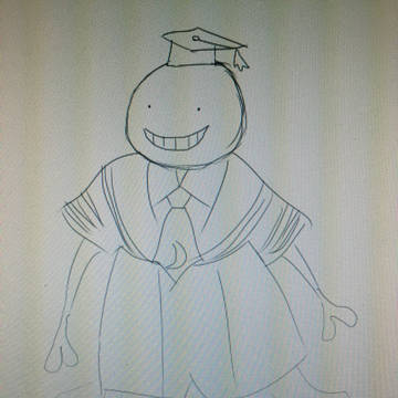殺せんせー描いてみた