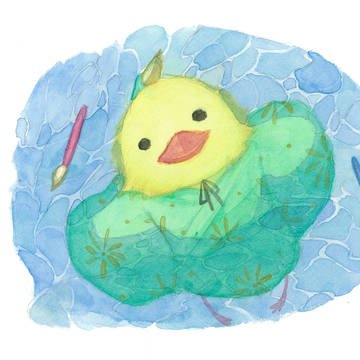 #3声優イラストゼミナール「ピク吉水彩画ver.」