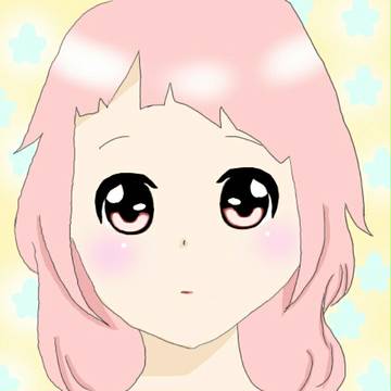 ピンクの髪の女の子