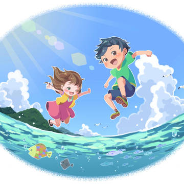 自然にダイブ！
