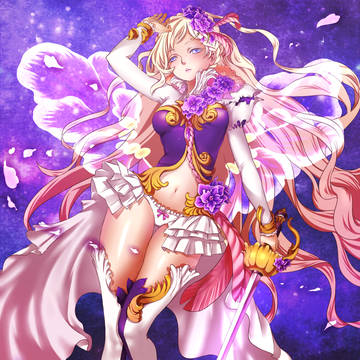 ミリオンアーサーイラコン　剣術の城　花剣士