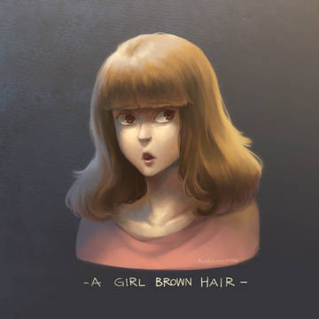 -A Girl Brown Hair -
