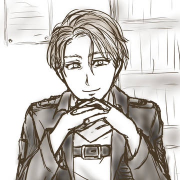 見つめる