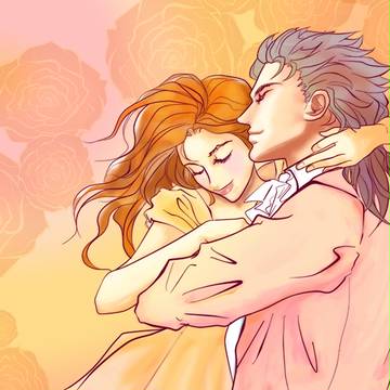 穏やかな頬