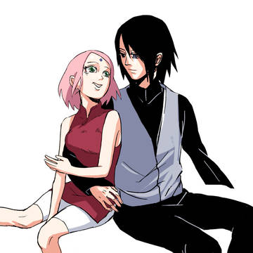 Sasusaku/佐櫻圖一張