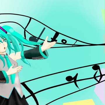 ミクを描いてみた