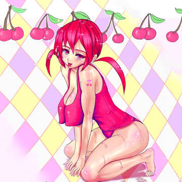 さくらんぼ擬人化