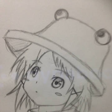 6年前に描いた諏訪子