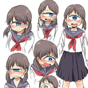 照れる単眼