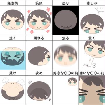 おまんじゅうで表情練習