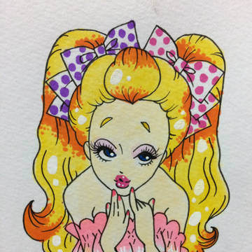 ドットリボンのツインテールちゃん