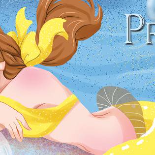 mermaid Belle (mermaid fan artbo