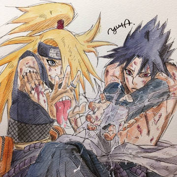 NARUTO第二弾 デイダラvsうちはサスケ