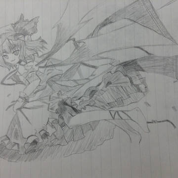 レミリア@線画
