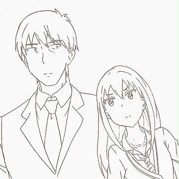 第一話放送後に描いた落書き