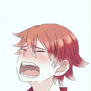 【泣いて】