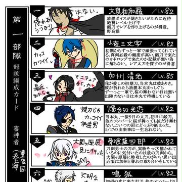 部隊編成カード