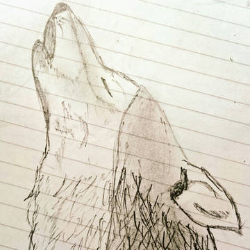 狼書いてみた
