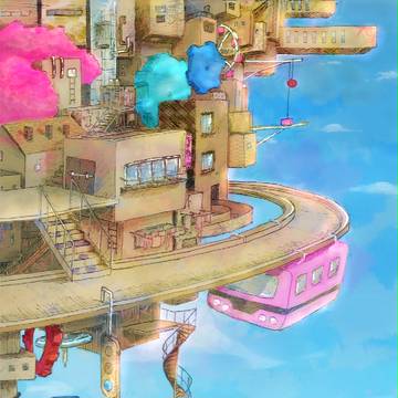 空中都市の浮力
