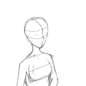 Female Form Line drafts Template