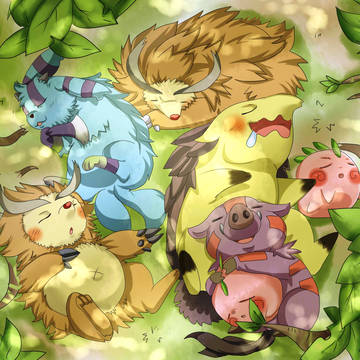 sleeping monster