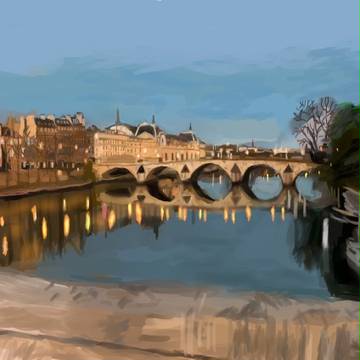 キャルーゼル橋 パリ フランス