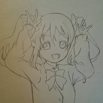 にこにー完成するまで(アナログ)