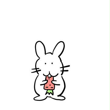 かりかりうさくん