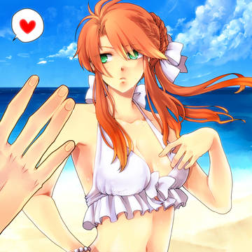 【腐向け】白水着ルーク【女体化注意】
