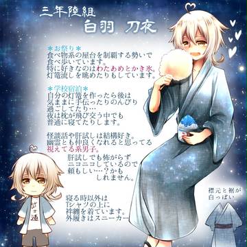 【うみ学】白羽 刀夜【龍神祭補足】