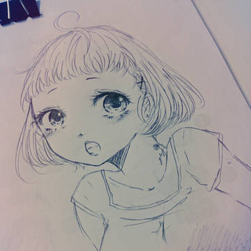 前髮切りすぎた女子