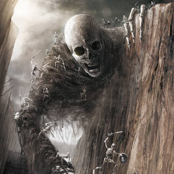 Giant skull