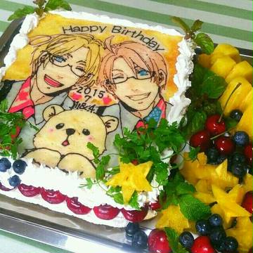 ξ([∂]ヮ[∂])（[∂]ω[∂]）誕でケーキ