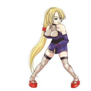 くノ一アニメ・待機状態。