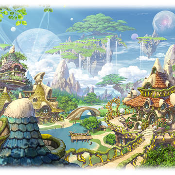 とある村から見える風景