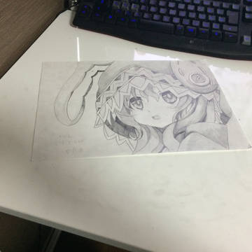 デート・ア・ライブの「四糸乃」を描いてみました